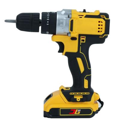 China Household High Quality Lithium 21V Electric Drill Machine Tools Power Impact Drill Cordless Hammer Drills for sale