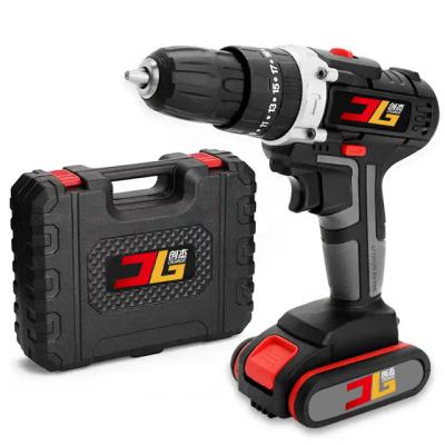 China Household Professional Lithium Electric Drills 2.0Ah 20V Electric Hammer Drill Machine Tools Cordless Set for sale