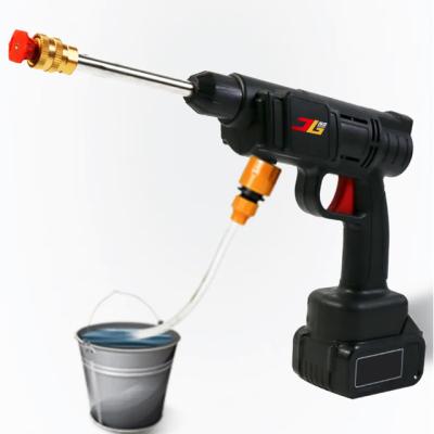 China Wall Paint Portable Cordless Spray Gun Car Wash 25v 30000mah Lithium Battery Cleaning Water Jet Pressure Gun For Car Wash for sale