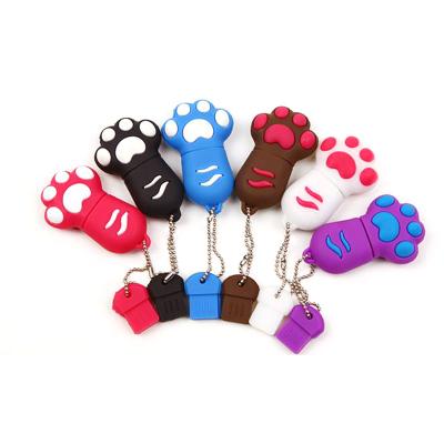 China Animal Cartoon Cat-pad PVC USB Flash Memory Drive USB Flash Memory 64GB Thumb Drive for sale