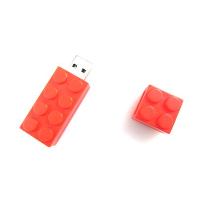 China Silicone USB Drives Building Block USB Memory USB Flash Soft PVC Or Cool Flash 4GB for sale