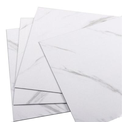 China Free Sample Waterproof Wear Resistant Anti-fouling 60x60 Apartment Flooring Anti-fouling Tiles Water To Resist Flooring Sticker Marble For Home Decor for sale