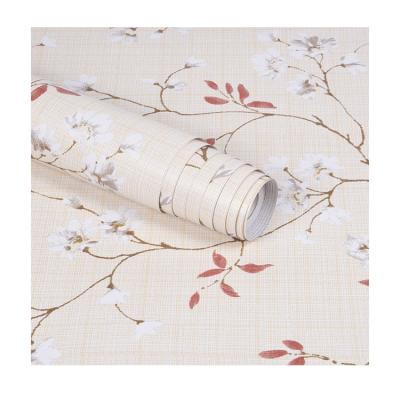 China PVC Moisture Proof Wallpaper Rolls Home Decoration Vinyl Wallpaper For Bedroom Wall Decor for sale