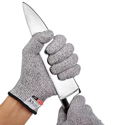 China Grade 5 Anti-Knock Kitchen Felling Glass Waist Anti-Scuff HPPE Outdoor Gardening Wear Resistant Gloves Breathable for sale