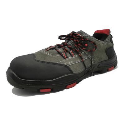 China Mesh Pure Leather Power Bike Steel Toe Trainer Man Oil Sport Waterproof Suede Air Safety Shoes for sale