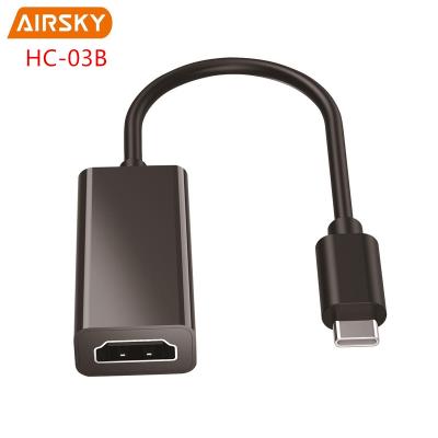 China 4K 30Hz Car Type C to HDTV Adapter USB C Female Cable Converter Compatible for Macbook/Desktop/Phone for sale