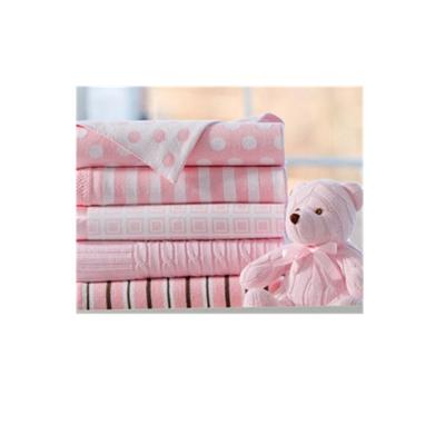 China GOTS Certificate Zero Defect 100% Cotton PORTABLE Organic Cable Knitted Wrap Throw Blanket for sale