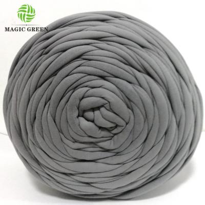 China 95 Poly Wool Yarn Colors D2-3cm Machine Cotton T-shirt Fancy Giant Stock Washable Fiber Filled 100% Tube Braid Hand Knitting Yarn for sale