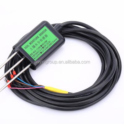 China Food Grade Steel 3 Needles Wired Stainless Gauge Soil Temperature And Moisture Sensor Meter for sale