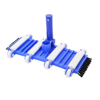 China Stainless Steel/PVC BAOBIAO Stainless Steel/PVC Vacuum Pool Brush Rectangular Head Swimming Accessories Plastic Clean Brush for sale