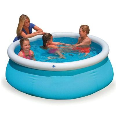 China Custom Customized Adult Family Size Pools Intex Logo 30Inch Above Ground Kids Water Picina Inflatable Swimming Pool Kids Outdoor Play for sale