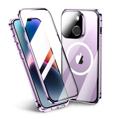 China Shockproof 2022 Aluminum alloy metal phone case,waterproof shockproof metal phone case for Apple iPhone 14 Pro 13Pro Max metal armor case for sale