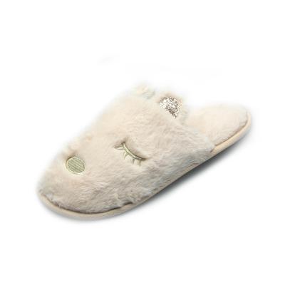 China Fashion Trend Direct Manufacturer Supply Cute Fluffy Cheap Slipper For Women for sale