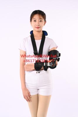 China Adjustable Post OP Hinged Orthopedic ROM Elbow Brace Support for sale