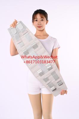 China Neoprene Back Brace with Power Straps Reinforced Lumbar Support for sale