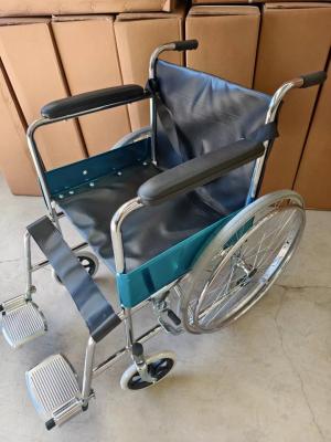 China High Quality Affordable Steel Chromed Standard Wheelchairs for sale