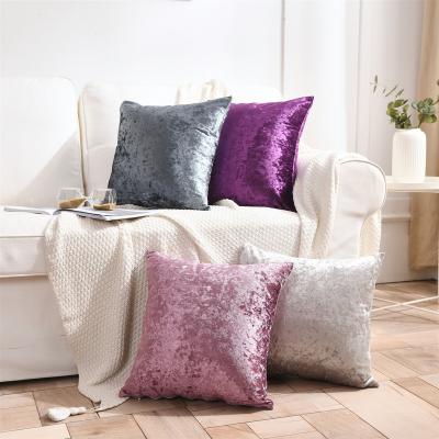 China Viable Wholesale Crushed Velvet Cushion Cover, Crush Velvet Tile Covers, Cushion Cover Crush Velvet for sale