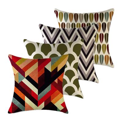 China Viable Wholesale Print Cushion Cover, Print Tile Cover, Modern Geometric Cushion Cover for sale