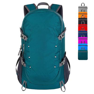 China Custom Folding Waterproof Nylon Outdoor Rucksack Lightweight Travel Rucksack Foldable Rucksack Manufacturer Direct Supply for sale