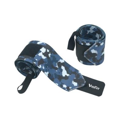 China Durable Camouflage Wrist Straps Power Weightlifting Wrist Wraps Hand Rest for sale