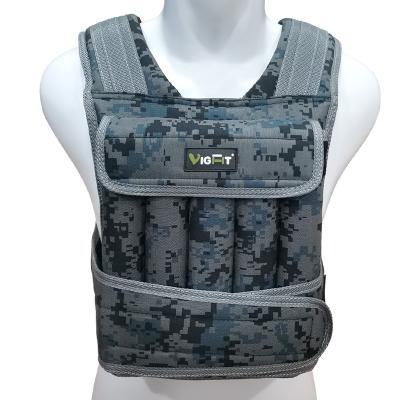 China Durable Custom Functional Camouflage Training 10kg/15kg/20kg Adjustable Weighted Vest for sale