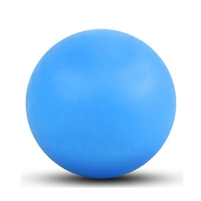 China Eco-friendly yoga massage silicone ball gym fitness lacrosse ball exercise work out yoga ball for sale