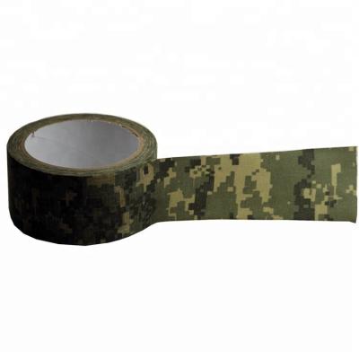 China High Tensile Polyester Camouflage Gun Gear Self Cling Stretch Wrap Tape for sale