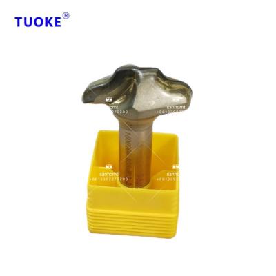 China Diamond TUOKE in SHT160020 shank12.7XD38 PCD router bit SANHOMT cutting knife stock non standard custom diamond cutter for MDF for sale