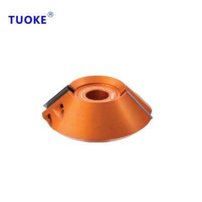 China Woodworking Tuoke Bestselling Planer Cutter Head Sanhomt Woodworking Tools 45 Degree Chamfer Cutter Heads#694.002 CMT for sale