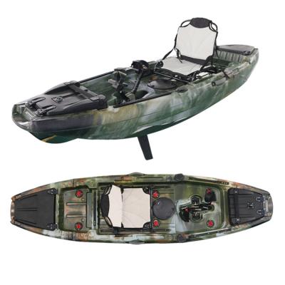 China LLDPE Professional Angler Sit On Top Fishing 1 Person Kayak With Adjustable Comfort Seat for sale