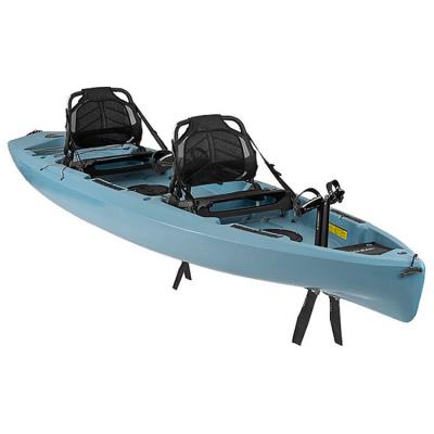 China LLDPE Factory Wholesale Two Person Pedal Fishing Kayak 2 Person Kayak Sale for sale