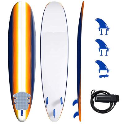 China 2022 Unisex Customized Surfboard 8' High Quality OEM Fiberglass Surfboards Epoxy Surfboard for sale