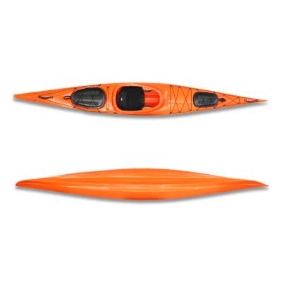 China LLDPE Huarui No Sit In Touring Inflatable Cheap Single Kayaks For Sale for sale