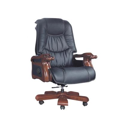 China PU Vintage Executive Chair Boss Leather Office Chair For Obese People for sale