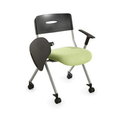 China Modern Folding Staff Training Office Chair With Writing Board for sale