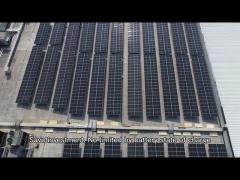 Rixin Transparent Monocrystalline PV Module Bifacial Solar Panel For Roof