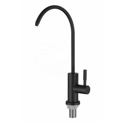 China Modern Black SUS304 Kitchen Drinking Water Faucet for sale