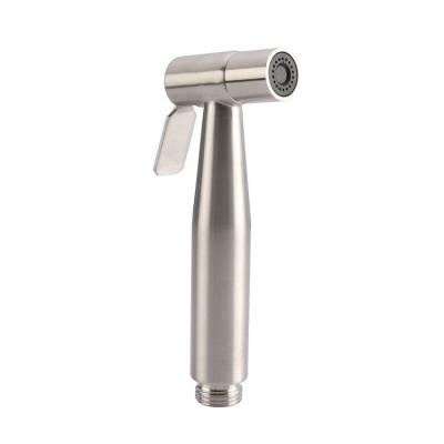 China New Style Wholesale Price 304 Stainless Steel Hand Shattaf Bidet Sprayer Modern Portable Toilet for sale