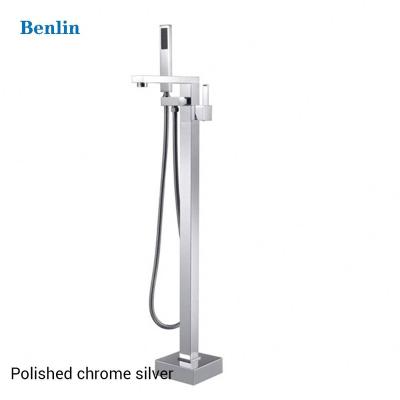 China Freestanding Hot Sale Cheap Price Floor Mounted Sliding Bar Bathtub Faucet Mounted for sale