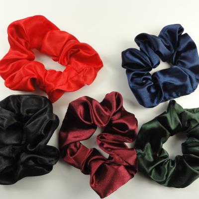 China [Gocaro] Fabric Color Hair Scrunchies Basic Hair Tie For Adult Woman for sale