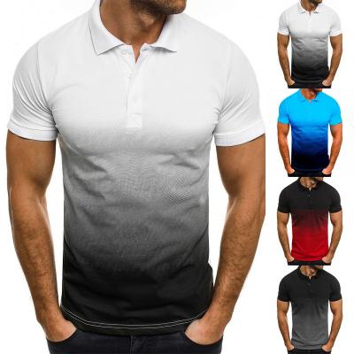 China Kleur Nieuwe Kleding Zomer Contrast Shirt Korte Mouw Sporty Casual Fashion Mannen Mannen Shirt Mannen Tops for sale