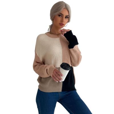 China 2021 New Autumn Winter Fashion Ladies Jumper Anti-wrinkle Round Neck Knitting Women's Sweaters for sale