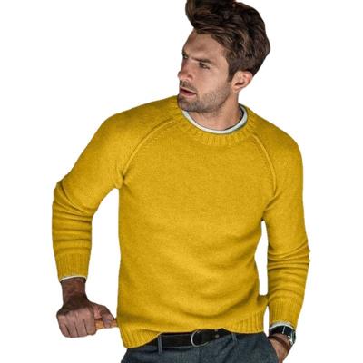 China New Fashion Anti-Wrinkle Long Sleeve Cable Sweater Men Woolen Sweater Men Pullover Casual Knitwear Sweater Team for sale