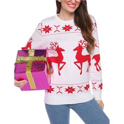 China Anti-Wrinkle SWEATER Woman Fall Winter Knitwear Sweater Funny Christmas Sweaters for sale