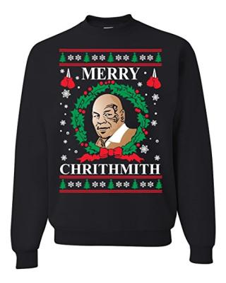 China Merry Christmas Mike Tyson Unisex Ugly Christmas Sweater from Anti-wrinkle for sale