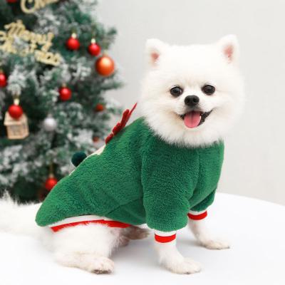 China Fashion Customized Popular Christmas Cat Dog Puppy Sweater Pet Christmas Logo Label High Quality Warm Winter Wear Clothes Clothing for sale