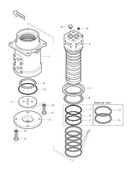 China 2480-1013EKT SEAL KIT;CENTER JOINT Doosan parts for sale