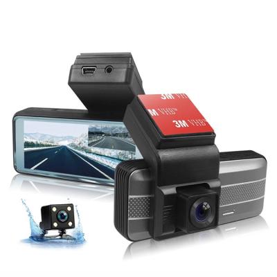 China Waterproof Dash Cam Front and Rear WiFi Dash Cam for Cars 1080P Dash Cam with 3 Inch IPS Screen Parking Loop Recording Guard for sale