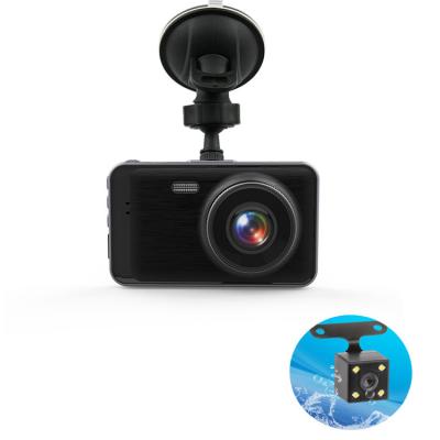 China NIGHT VISION 3 Inch Metal Case Camera Dual Dash Cam Car 1080p FHD Vehicle DVR Black Box for sale