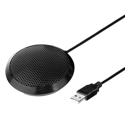 China Capacitive Omnidirectional USB Microphone Computer USB Microphone For Video Conferencing PC for sale